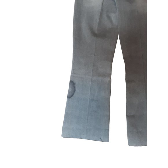 L'AGENCE Kendra High Rise Cropped Flare Raw Hem Grey Jeans Women's 25 FLAW - Picture 5 of 12